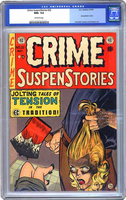 CGC Graded Comics - Crime SuspenStories #22 (CGC) - Crime - Suspenstories - No22 May - Ec Comics - Tension