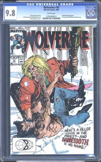 CGC Graded Comics - Wolverine #10 (CGC) - Wolverine 10 - Sabretooth - Spiderman - Marvel - Forest