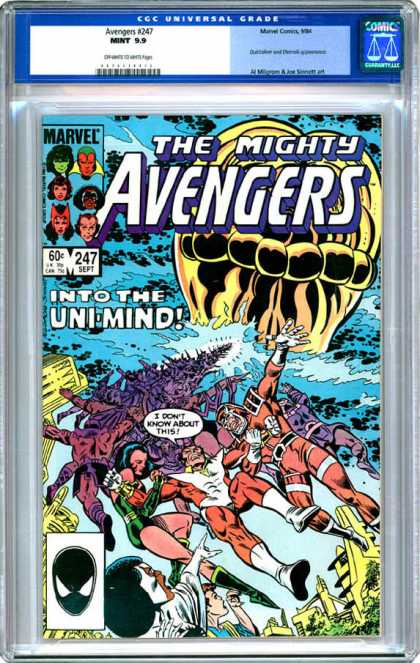 CGC Graded Comics - Avengers #247 (CGC) - Uni-mind - Avengers - Marvel - Water - Ocean
