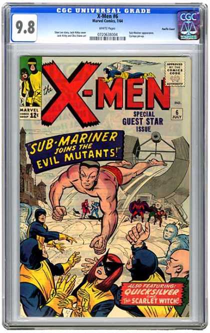 CGC Graded Comics - X-Men #6 (CGC)