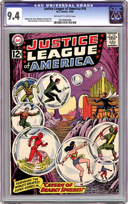 CGC Graded Comics - Justice League of America #16 (CGC)