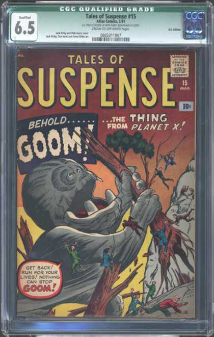 CGC Graded Comics - Tales of Suspense #15 (CGC)