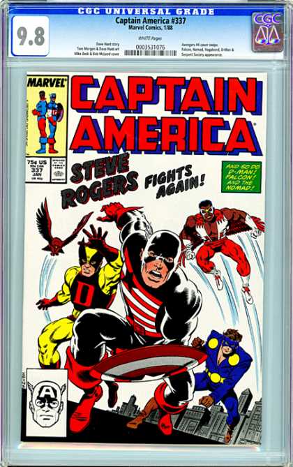 CGC Graded Comics - Captain America #337 (CGC)