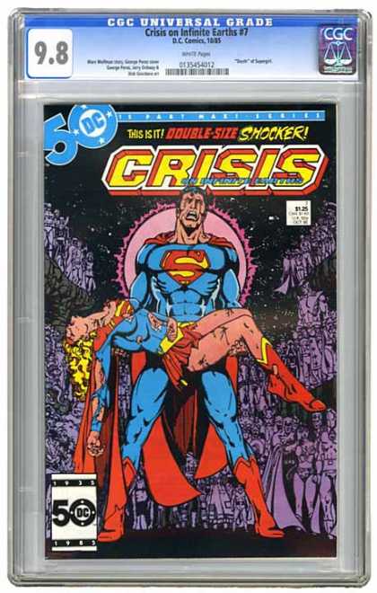 CGC Graded Comics - Crisis on Infinite Earths #7 (CGC)