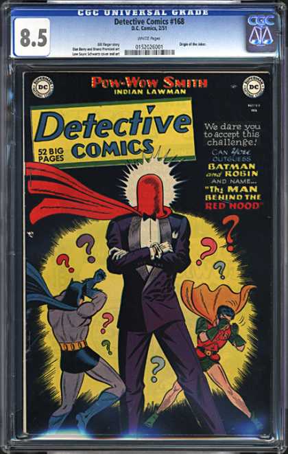 CGC Graded Comics - Detective Comics #168 (CGC)