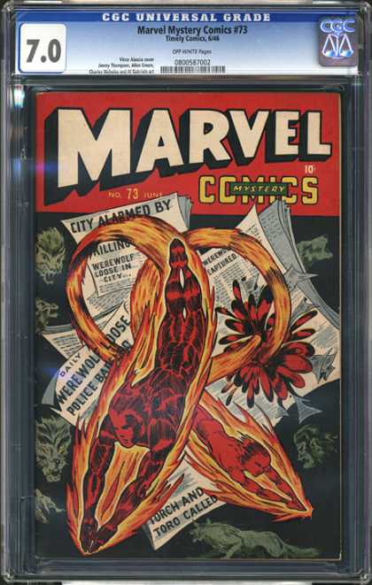 CGC Graded Comics - Marvel Mystery Comics #73 (CGC)