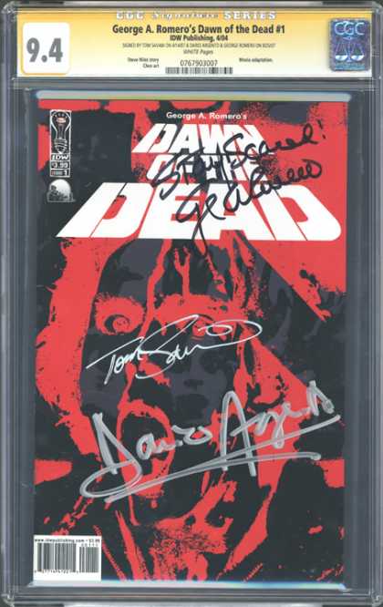 CGC Graded Comics - George A. Romero's Dawn of the Dead #1 (CGC)