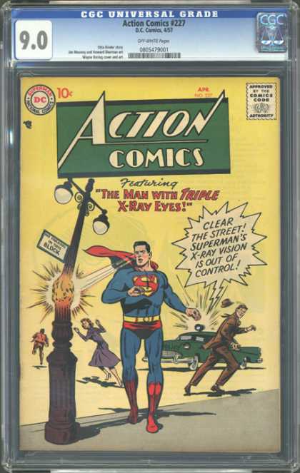 CGC Graded Comics - Action Comics #227 (CGC)