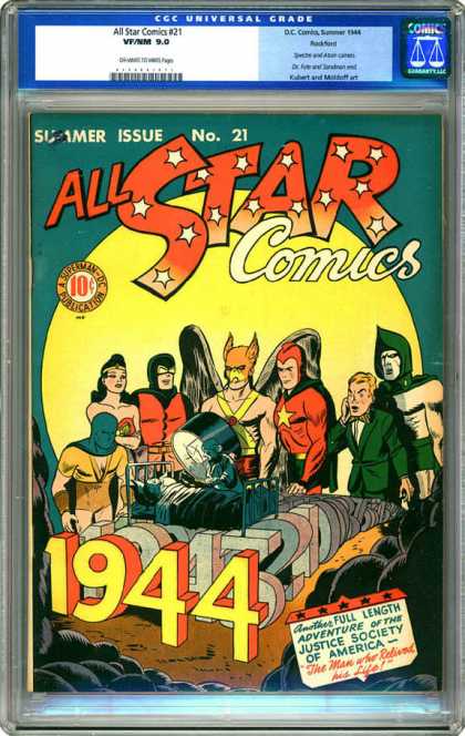 CGC Graded Comics - All Star Comics #21 (CGC)
