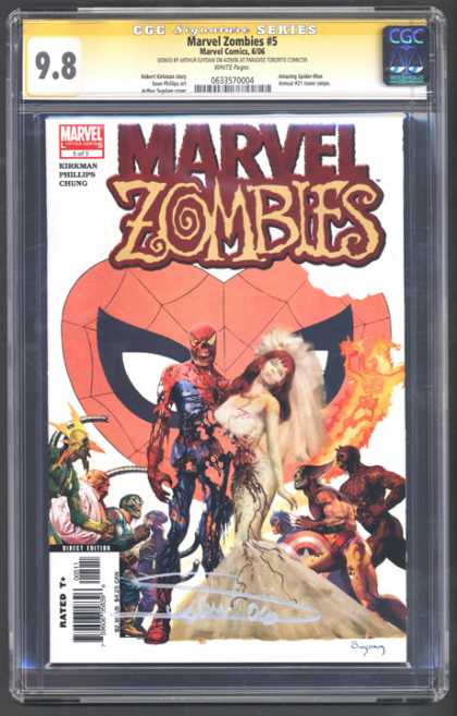 CGC Graded Comics - Marvel Zombies #5 (CGC) - Marvel Zombies - Marvel Comics - 5 - Kirkman - Philips