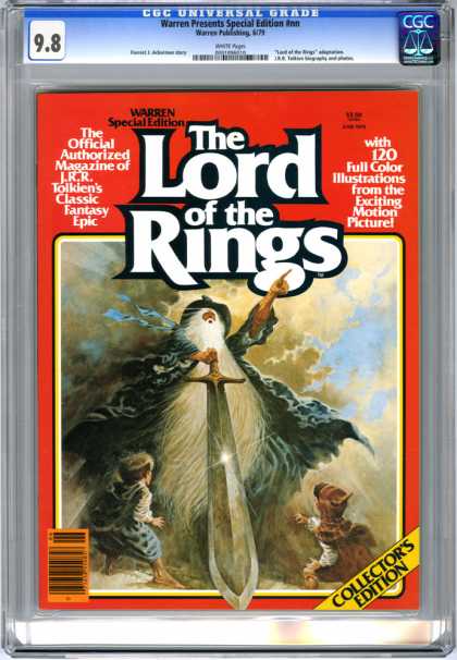 CGC Graded Comics - Warren Presents Special Edition #nn (CGC) - Gandalf - Hobbits - Tolkiens Classic Fantasy Epic - Sword - Sky