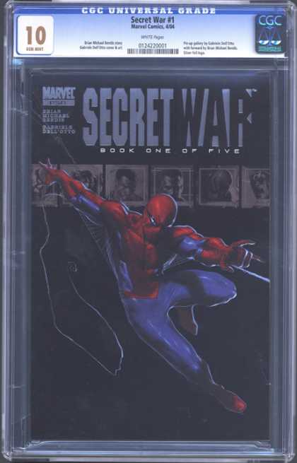 CGC Graded Comics - Secret War #1 (CGC) - Secret War - Marvel Comics - Book One Of Five - 10 - Flying In Air