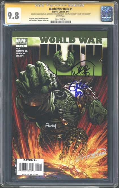 CGC Graded Comics - World War Hulk #1 (CGC)