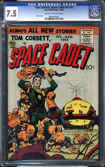CGC Graded Comics - Tom Corbett, Space Cadet #v2 #2 (CGC) - Aliens - Take Me To Your Leader - Sphere - Planet Of The Midgets - Space