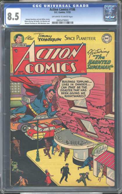 CGC Graded Comics - Action Comics #186 (CGC)