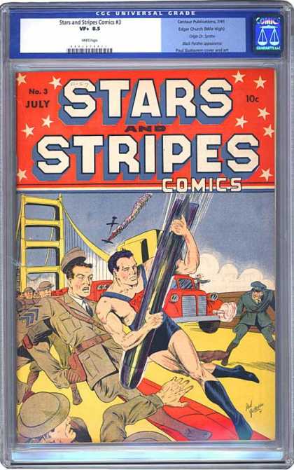 CGC Graded Comics - Stars and Stripes Comics #3 (CGC)