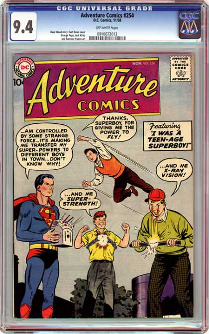 CGC Graded Comics - Adventure Comics #254 (CGC)