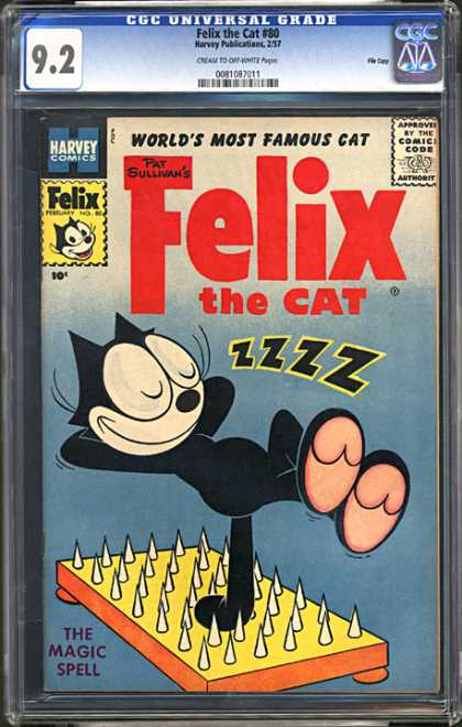 CGC Graded Comics - Felix the Cat #80 (CGC) - Harvey - Harvey Comics - Felix - Felix The Cat - The Magic Spell