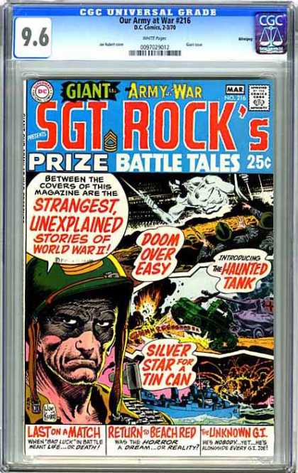 CGC Graded Comics - Our Army at War #216 (CGC)