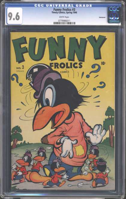 CGC Graded Comics - Funny Frolics #3 (CGC)