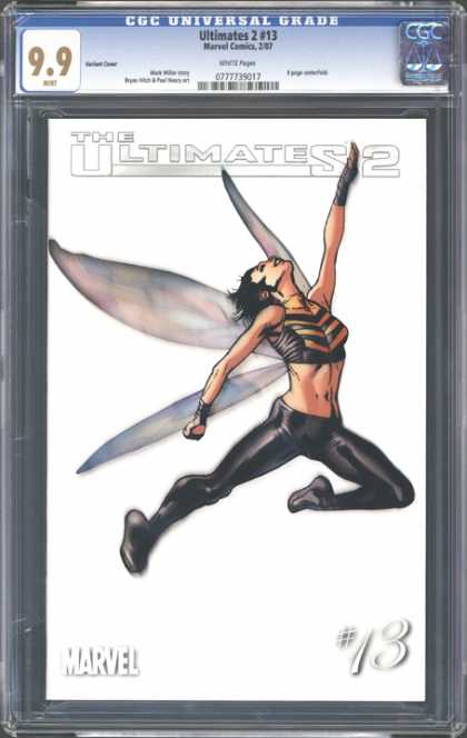 CGC Graded Comics - Ultimates 2 #13 (CGC) - The Ultimates 2 - Wings - Black Tights - Black Striped Shirty - 13