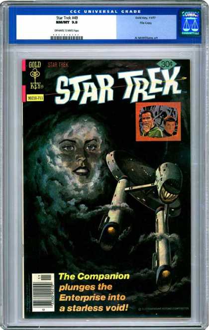 CGC Graded Comics - Star Trek #49 (CGC) - Companion - Enterprise - Void - Gold - Key