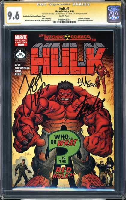 CGC Graded Comics - Hulk #1 (CGC) - Hulk - Red Hulk - Iron Man - She Hulk - Mystery