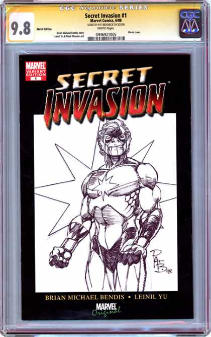 CGC Graded Comics - Secret Invasion #1 (CGC) - Brian Michael Bendis - Leinil Yu - Muscles - Star - Invasion