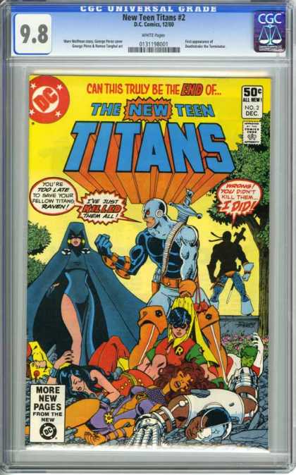 CGC Graded Comics - New Teen Titans #2 (CGC)