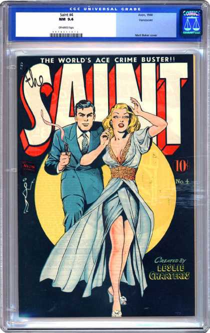 CGC Graded Comics - Saint #4 (CGC) - Cgc - Cgc Comics - The Saint - Crime - Kidnap