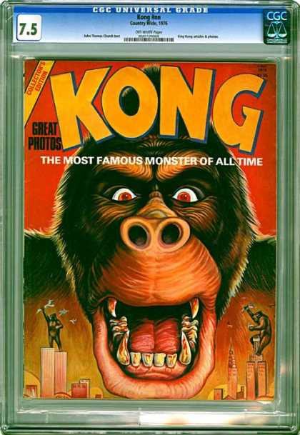 CGC Graded Comics - Kong #nn (CGC) - Monkey - Monster - Giant - City - Skyscrapers