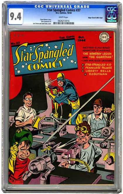 CGC Graded Comics - Star Spangled Comics #37 (CGC)