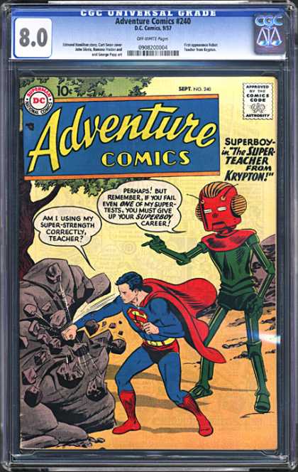 CGC Graded Comics - Adventure Comics #240 (CGC)