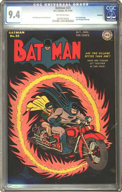 CGC Graded Comics - Batman #25 (CGC)