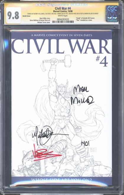 CGC Graded Comics - Civil War #4 (CGC)