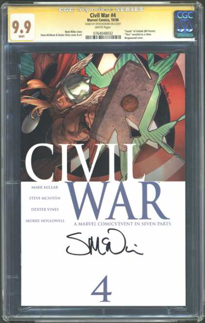 CGC Graded Comics - Civil War #4 (CGC)