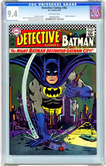 CGC Graded Comics - Detective Comics #362 (CGC)