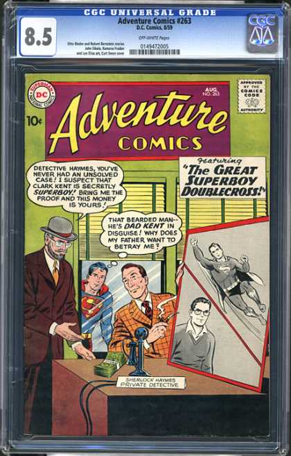 CGC Graded Comics - Adventure Comics #263 (CGC)