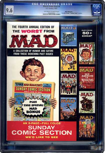 CGC Graded Comics - Worst From Mad #4 (CGC)