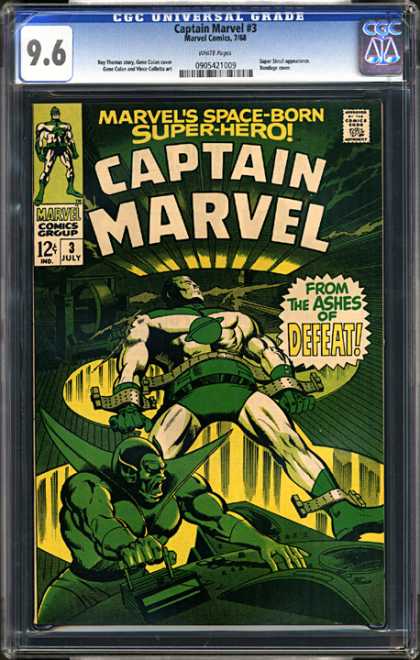 CGC Graded Comics - Captain Marvel #3 (CGC)