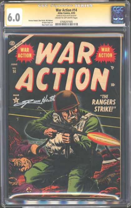 CGC Graded Comics - War Action #14 (CGC)