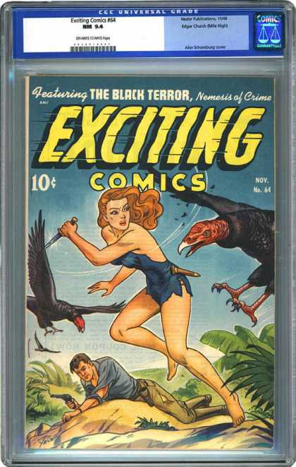 CGC Graded Comics - Exciting Comics #64 (CGC)