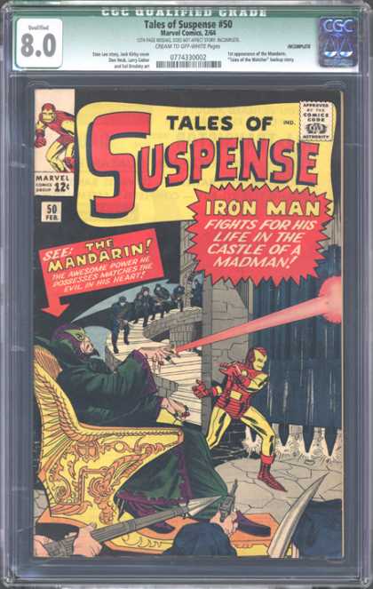 CGC Graded Comics - Tales of Suspense #50 (CGC) - Iron Man - The Mandarin - Castle - Gate - Throne