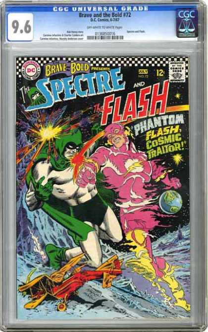 CGC Graded Comics - Brave and the Bold #72 (CGC) - Dc - Dc Comics - Flash - Spectre - Phantom