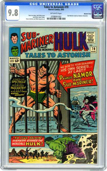 CGC Graded Comics - Tales to Astonish #70 (CGC)