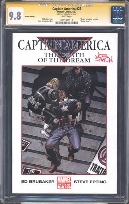 CGC Graded Comics - Captain America #25 (CGC)