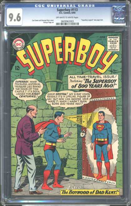CGC Graded Comics - Superboy #113 (CGC)