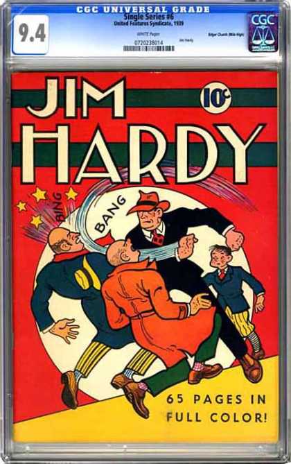 CGC Graded Comics - Single Series #6 (CGC) - Jim Hardy - Moon - Yellow Hat - Black Suit - Single Series 6