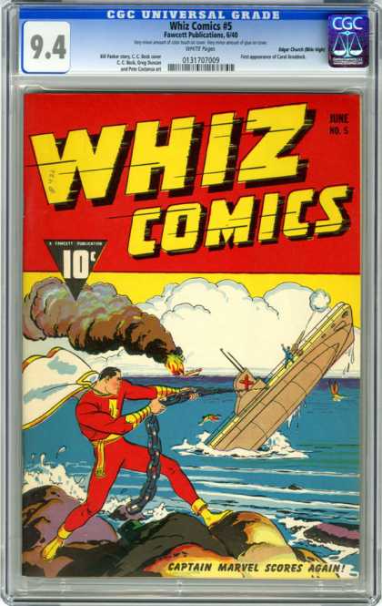 CGC Graded Comics - Whiz Comics #5 (CGC)