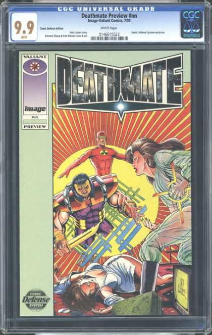 CGC Graded Comics - Deathmate Preview #nn (CGC) - Valiant - Image - Deathmate - Weapon - Armor